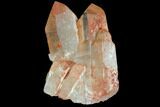 Natural, Red Quartz Crystal Cluster - Morocco #88914-1